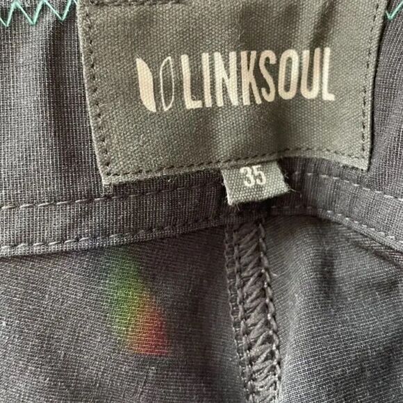 NWT LinkSoul Men’s Boardwalker Golf Short Hybrid Swim Land & Sea Black-Size 35” - Picture 6 of 7